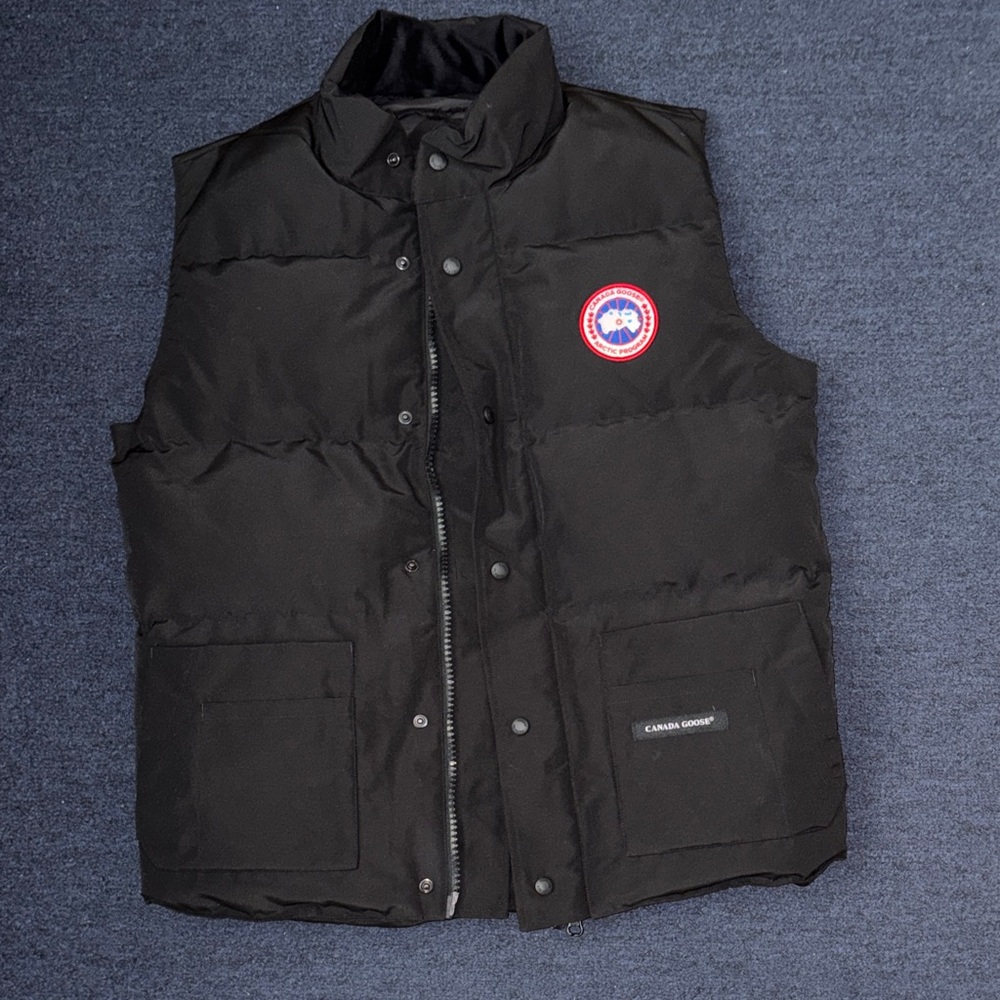 Canada Goose Black Freestyle Crew Vest